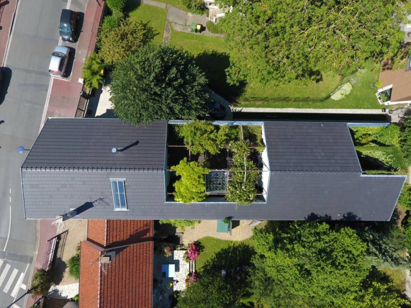 Rénovation de toiture traditionnelle d'une maison individuelle sur St Maur des Fossés